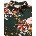 thumbnail image 5 of Moomaya Printed Long Collared Shirt Dress, Button Down High-Low Hem Shirt Dress, 5 of 8