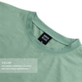thumbnail image 3 of GENTS BLISS Short Sleeve Men T shirts Ribbed Crew Neck Shirts for Men Color Block Tee Shirts with Pocket, 3 of 9