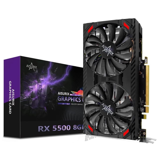 Tarjeta gráfica AISURIX RX 5500 8 GB GDDR6 128 bits PCI-e 4.0X8