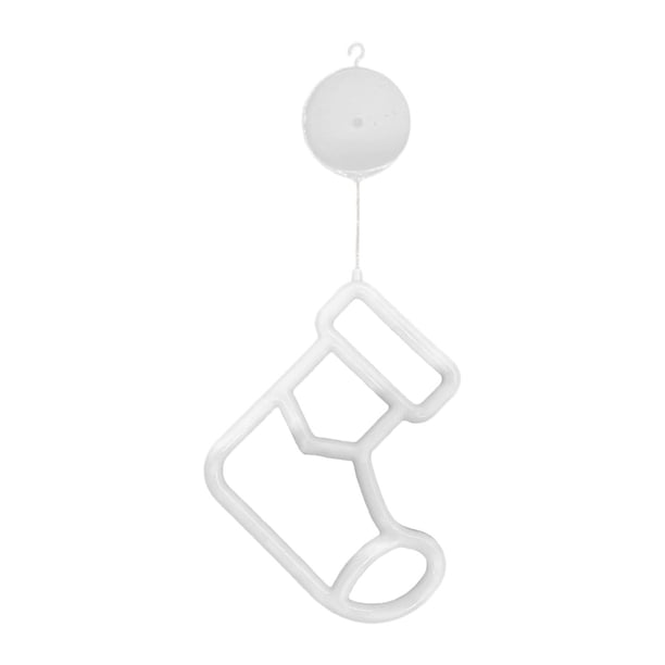 Luces navideñas con ventosas, adorno para decoración navideña, luz nocturna para ventana. Botas