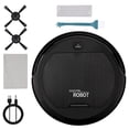 thumbnail image 1 of GROWTH TANK Robot Vacuum Cleaner Auto Cleaning Rechargeable 75 Min Runtime black, 1 of 8