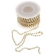 thumbnail image 4 of Cadena con cierre de copa de cristal AB Strass, cosida a mano, 10 metros SS12 / 3 mm, dorado Oro, 4 of 9