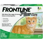 Frontline Plus Flea and Tick Treatment for Cats and Kittens - 3 Doses