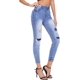 thumbnail image 3 of Pantalones vaqueros de cintura alta para mujer, ajustados, elásticos, ajustados, con control de barriga, pantalones vaqueros150-blue0, 3 of 5