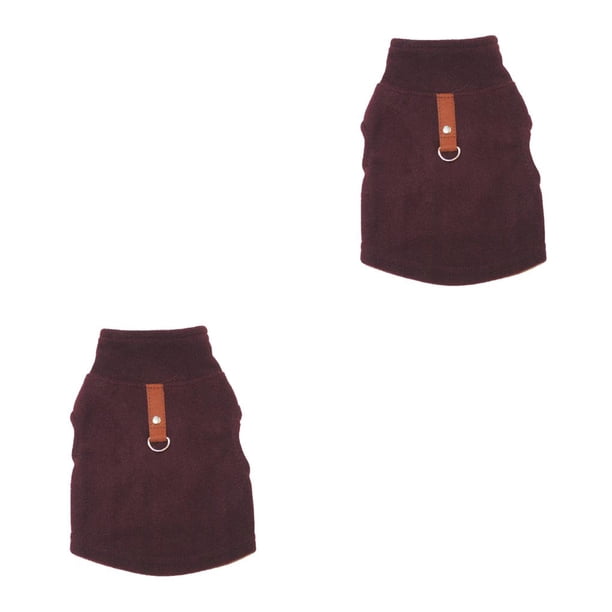 Ropa para perros Greeniant Chaleco transpirable flexible Café XS