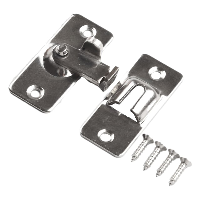 Stainless Steel 90 Degree Buckle Right Angle Hook Lock Bolts For Sliding Door