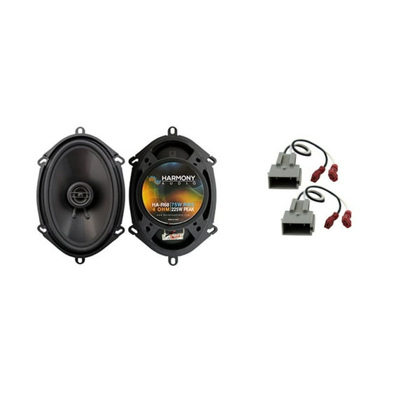 Fits Ford F-Series 1992-1996 Rear Side Panel Replacement Harmony HA-R68 Speakers