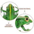 thumbnail image 3 of CRILSTYLEO Decorativa De Rana De Jardín En Arcilla Con Natural Para Patios Y Césped, 3 of 8
