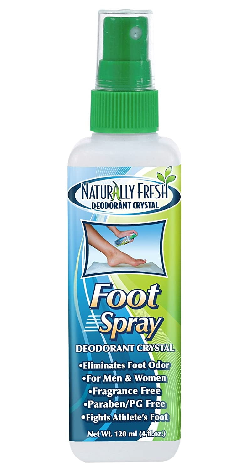 Foot Spray with Soothing Aloe Vera, 4 oz, Naturally Fresh Deodorant