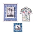 thumbnail image 2 of Kona Coast by Reyn Spooner Tropical Picture Frames Lahaina Sailor Aloha T-Shirt Hawaiian Tabletop Wall Decor Set of 3, 2 of 6