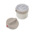 thumbnail image 5 of 1.2L Insulated Thermal Lunch Jar 304 Stainless Steel Vacuum Thermal Lunch Containers with Spoon for Students Workers Apricot White, 5 of 5