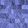 thumbnail image 1 of Ahgly Company Indoor Square Abstract Blue Contemporary Area Rugs, 8' Square, 1 of 4