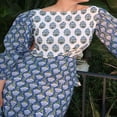 thumbnail image 3 of Robe Midi à Imprimé Floral Vintage avec Manches Longues pour Femme, 3 of 6