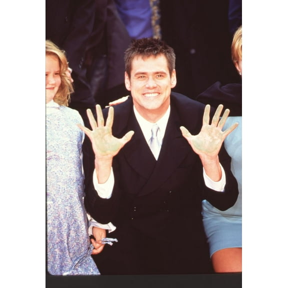 Jim Carrey With Cement On Hands Photo Print (16 x 20) - Item # CPA1392