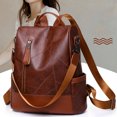 thumbnail image 3 of Mochila de viaje Minnieouse hardware texturizado rojo, 3 of 6
