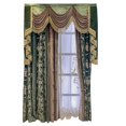 thumbnail image 5 of Olive Green Chocolate Brown Embroidery Stitching Velvet Gilt Curtains for Living Room Bedroom French Window Villa Customized, 5 of 5