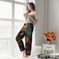 thumbnail image 5 of Salouo Banana Leaf Meditating Gorilla Print Women's Pajama Pants Casual Loose Sweatpants PJs Flowy Pants Drawstring Palazzo for Women Wide Leg Pants Lounge Pajama -Large, 5 of 8