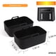 thumbnail image 1 of Xihbxyly Cesta para Freidora, Tapete de Silicona Reutilizable, Diseño Antiadherente Resistente Al Calor, Compatible con Freidoras 6 En 1, Apto para Horno y Microondas, Accesorio de Cocina Ecológico,, 1 of 1