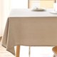 thumbnail image 1 of Textured Polyester Tablecloth Rectangle Waterproof Spill-Proof Wipeable Table Cloth Wrinkle Free Dining Table Cover for Birthday Farmhouse Spring Tablecloths 140*180cm, 1 of 5