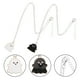 thumbnail image 2 of 2 uds collares de fantasmas collares de parejas collar gótico collar con colgante de Halloween, 2 of 5