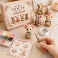 thumbnail image 6 of 2026 Creative Beaded Mini World 3D DIY Kit Collection, Funny Mini 3D Beaded Animal Craft Kit, DIY Creative Jewelry Art Craft, Gifts for Adults、Beginners & DIY Craft Lovers 1pcs Mouse Friends, 6 of 8