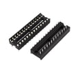 thumbnail image 2 of Unique Bargains 25Pcs Solder Type 28-PIN DIP Integrated Circuit IC Sockets Adaptor, 2 of 2
