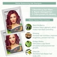 thumbnail image 3 of 10 PCS Wine Red Hair Dye Shampoo 3 in 1, Long Lasting Hair Color Dye, Semi- Permanent Instant Shampoo for Men & Women - Herbal Ingredients, Easy to Use (Wine red), 3 of 7