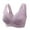 Women's Bras Purple, variant on Women's Front Closure Bras, 2 Pack Lace Bras for Older Women - Front Button, Convenient Snap, Everyday Sleep Bras Full Coverage Daisy Bras S-3XL