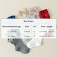 thumbnail image 3 of Busydd Baby Socks 0-4 Years Casual Comfy Cotton Socks for Girls Trendy Bow Knee High Baby Girl Gifts M, 3 of 3