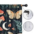 thumbnail image 4 of Blackout Kids Curtains,Mushrooms Butterflies Moon Pattern Childrens Insulated Curtains Set Of 2,Bedroom Essentials,Toddler Room Decor 52x84in(132x213cm), 4 of 4