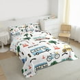 thumbnail image 3 of Castle Fairy 2-Piece Twin Size Comforter Set - Tractor Truck Kids Print, 3 of 8