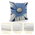 thumbnail image 4 of Creowell Decorative Throw Pillow Covers Blue Pillow Covers Throw Pillow Cases Square Pillow Case,Farmhouse Outdoor Modern Boho Pillow Covers for Couch Sofa Living Room 22x22in, 4 of 5