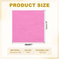 thumbnail image 2 of 5x5 Inch Foil Candy Wrappers, Square Orange Pattern Aluminium Foil Candy Wrapping Paper Pink, 100 Pcs, 2 of 7