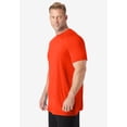 thumbnail image 3 of KingSize Men's Big & Tall No Sweat Longer-Length Short Sleeve Crewneck Tee, 3 of 6