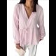 thumbnail image 1 of Tops para Mujer, Informales, con Lazo Frontal, Estilo Babydoll, de Otoño, de Larga, con Cuello en V, Ropa Peplum Rosa XL, 1 of 8