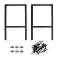thumbnail image 2 of H Shape Table Legs, Metal Furniture Leg Stable Structure 2PCS With 6 Pads For Household Office Use, 2 of 8