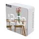 thumbnail image 1 of Reloj Despertador Digital, Pantalla LED Grande con Puertos de Carga USB, Modo de Atenuación, Función de Repetición, Reloj de Pared de Escritorio con .1x8.1x3.4cm Blanco Soledad Espejo despertador, 1 of 2