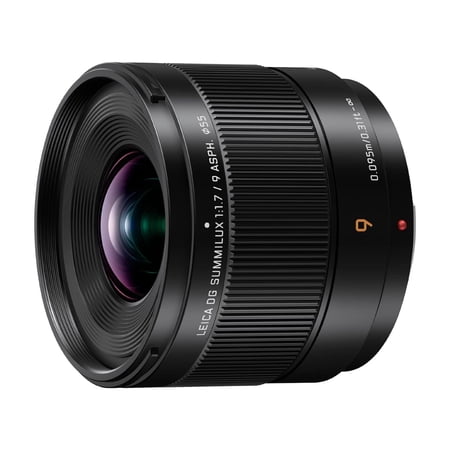 Pre-Owned Used - Panasonic LUMIX Micro Four Thirds Camera Lens, Leica DG SUMMILUX 9mm F1.7 ASPH, Large Aperture, Video Performance, H-X09