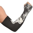thumbnail image 2 of ALAZA Cat and Skull UV Sun Protection Arm Sleeves UPF 50+ Compression Cooling Sleeve 1 Pair, 2 of 7