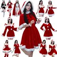 thumbnail image 2 of Vestidos de Navidad 2025, ropa de mujer, vestidos cortos sexis de fiesta, disfraz de mujer, disfraz de actuación en club nocturno, Bar, minivestido para mujer, 2 of 6