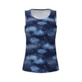thumbnail image 4 of Gaeub Starry Sky Women's Workout Tank Tops Lightweight Sleeveless Shirts for Women for Athletic Running Tennis Yoga - Medium, 4 of 9