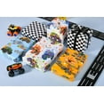 thumbnail image 3 of Monster Truck Birthday Wrapping Paper for Boys Kids - 6 Large Sheets Racing Wrapping Paper, 39.4 x 27.6 Per Sheet (Monster Truck Birthday), 3 of 12