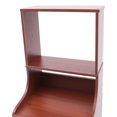 thumbnail image 5 of Miumaeov Modern Nightstand with 2 Drawers, Tall Bed End Table/ Bedside Table for Bedroom Living Room, Bed Side Table/ Night Stand with Storage Shelf (Dark Brown Wood Color), 5 of 10