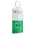 thumbnail image 3 of Cruise Tags - Luggage Etag Holders Zip Seal & Steel Loops Thick PVC (8 Pack), 3 of 8