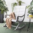 thumbnail image 3 of Safavieh PAT7016A Outdoor Collection Sonora Ash Grey Rocking Chair, 3 of 5