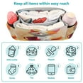 thumbnail image 4 of DIXRUYEE Stroller Organizer Purrfectly Happy Printed, 4 of 7