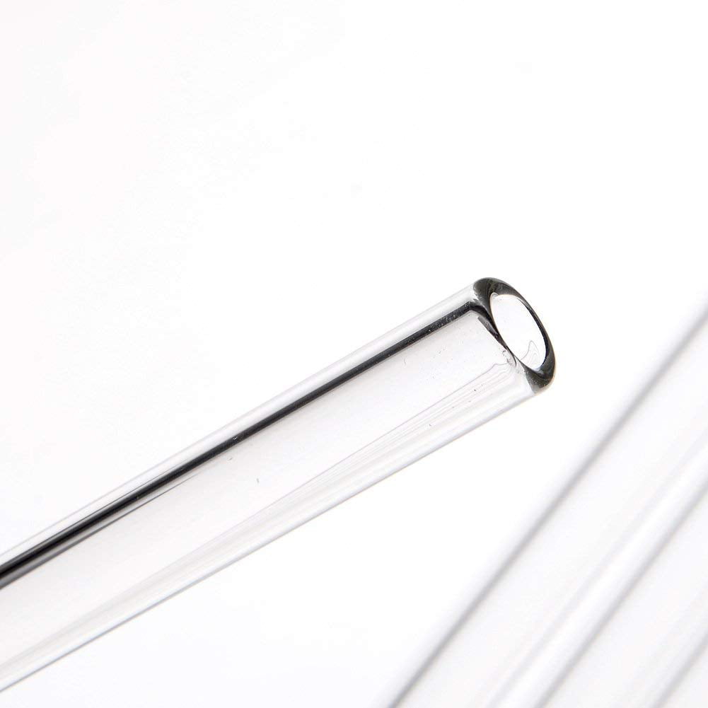 Clear Glass Straw for Glass Can 8x10mm Thick Reusable Straw for