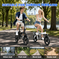 thumbnail image 4 of Electric Bicycles for Adults,500W Peak Motor 30 Miles 20MPH,14"Foldable Commuting Ebikes with 432WH Removable Battery,UL2849, 4 of 10