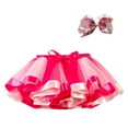 thumbnail image 4 of Girls Kids Tutu Party Dance Ballet Toddler Baby Skirt+Bow Hairpin Set 5 Piece Gift Set Teens Clothes for Girls Fall 2t Girl Clothes New Born Wrapping Blanket Easter Outfit 4t Baby Girl Baby, 4 of 5