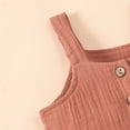 thumbnail image 7 of IROINNID Infant Girl's Summer Bow-knot Suspender Tops Shorts Clothes Set, 7 of 7